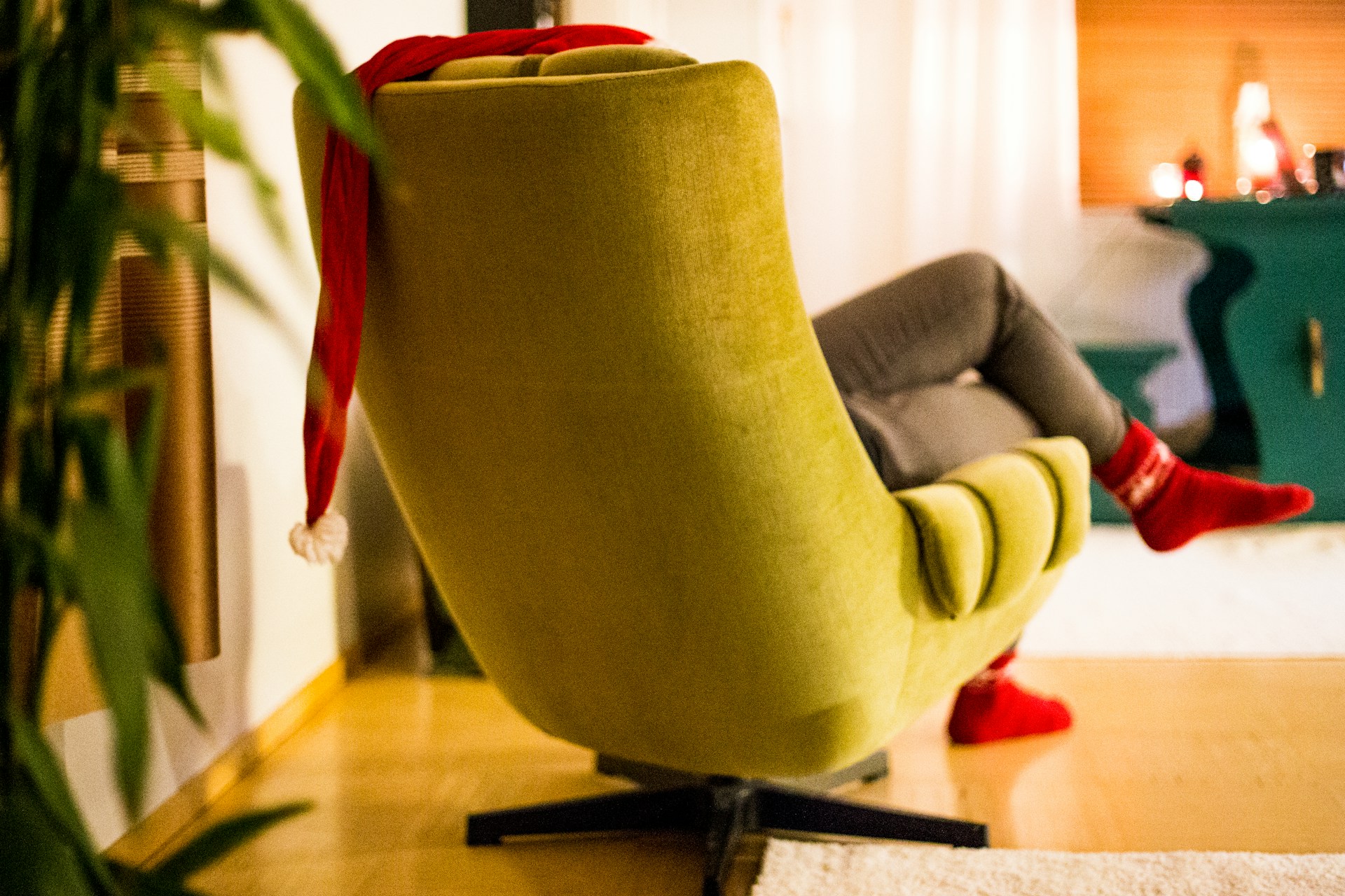 draaistoel voor in de woonkamer